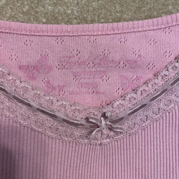 Y2k faded glory coquette feminine top - Picture 3 of 5